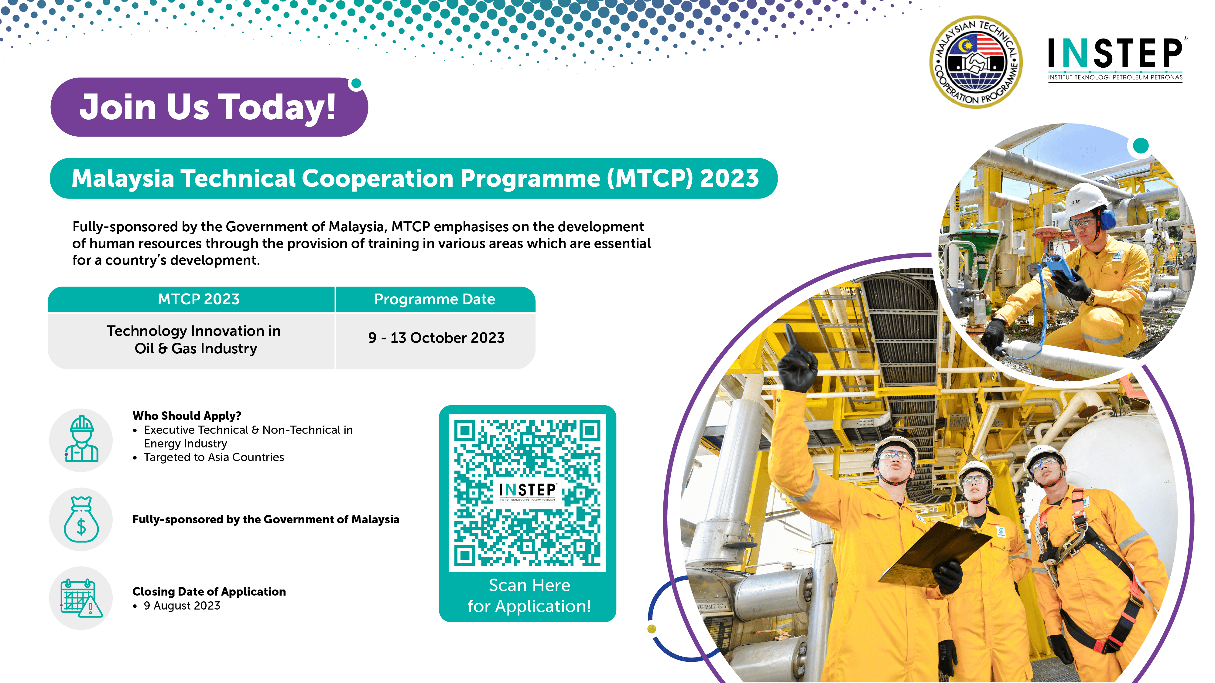 Malaysia Technical Cooperation Programme (MTCP) 2023 – Open for Application
