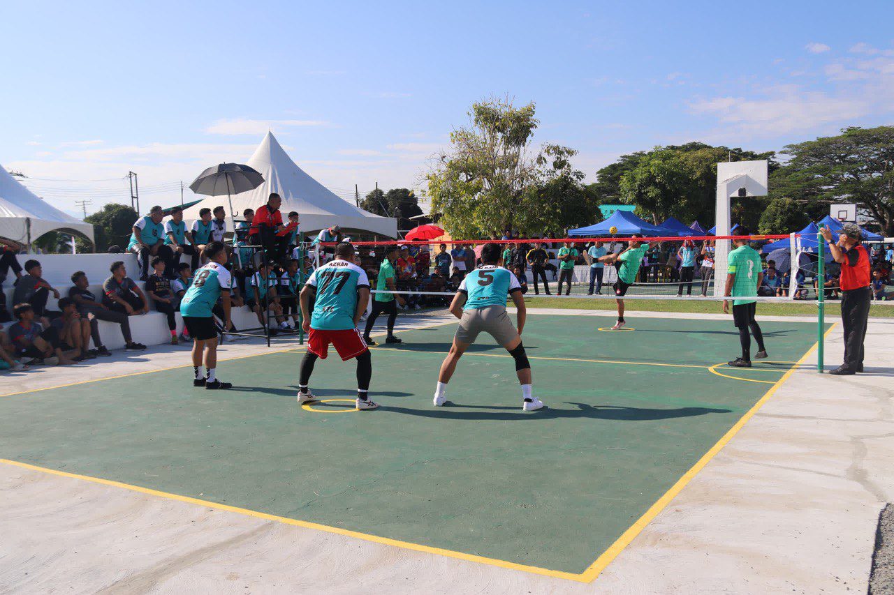 The heat did not deter the participants to give the utmost dedication during the matches